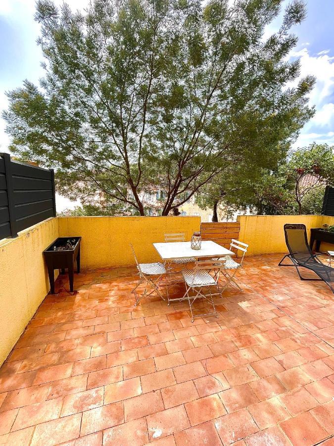 Appartement Proche Mer Avec Terrasse Et Jardin Privatif 히에레 외부 사진